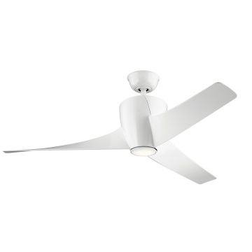 Ventilator Phree KLF-PHREE-56-WHT 3000K 1x10W/LED 1116 lm IP20 de la Kichler