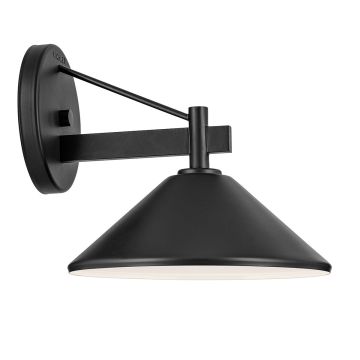 Aplique de perete Ripley KL-RIPLEY2-M-BK 3100K 8W/LED 813lm ip44 de la Kichler