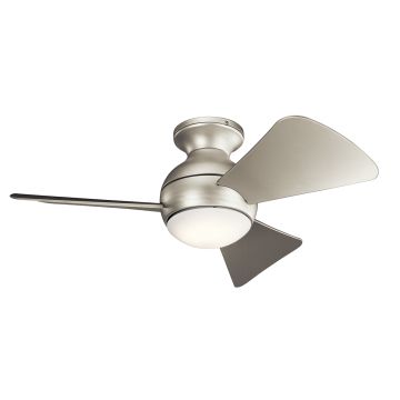 Ventilator Sola KLF-SOLA-34-BN 3000K 1x10W/LED 1116 lm IP23 de la Kichler