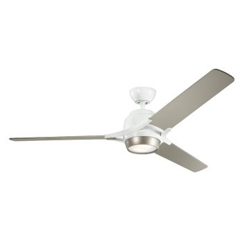 Ventilator Zeus KLF-ZEUS-60-WHT 3000K 1x10W/LED 1116 lm IP20 de la Kichler