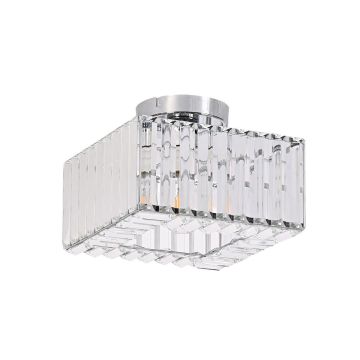 Lustră de tavan Vetro LP-2910/1C CH square 1x15W/E27 IP20 de la Light Prestige