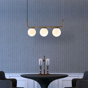 Lampă cu pendul Alisa LP-005/3L GD 3x40W/E14 IP20 de la Light Prestige