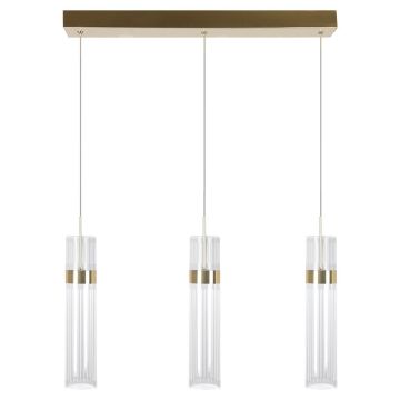 Lampă cu pendul Ambiente LP-1510/3L GD 3000K|4000K|6000K 3x6W/LED 1726lm IP20 de la Light Prestige