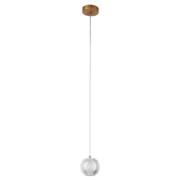 Lampă cu pendul Brillant LP-3303/1P GD 3000K|4000K|6000K 1x5W/LED 410lm IP20 de la Light Prestige
