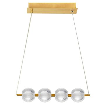 Lampă cu pendul Brillant LP-3303/4L GD 3000K|4000K|6000K 4x20W/LED 1530lm IP20 de la Light Prestige