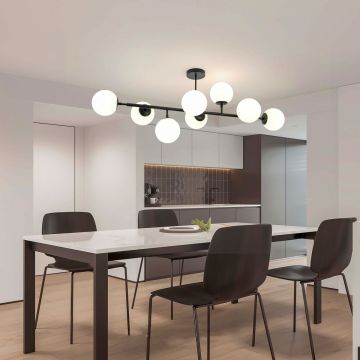 Lampă de tavan Dorado LP-002/8P BK 8x40W/E14 IP20 de la Light Prestige