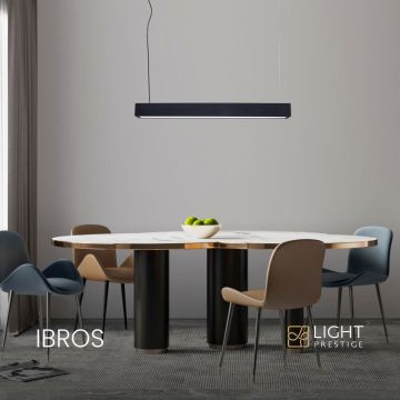 Lampă cu pendul Ibros LP-7001/1P 20 BK-63 18 CCT 4000K 1x18W/LED 1140 lm IP20 de la Light Prestige