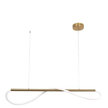 Lampă cu pendul Meleca LP-2345/1P S GD CCT 1x24W/LED 3300lm IP20 de la Light Prestige