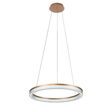 Lampă cu pendul Midway LP-033/1P S GD Cr Tria 3000K|4000K|6000K 1x40W/LED 4970lm IP20 de la Light Prestige
