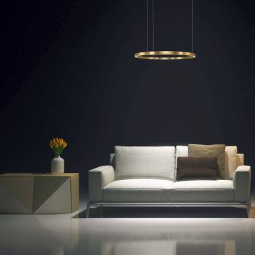 Lampă cu pendul Midway LP-033/1P S GD 3000K 1x35W/LED 3850 lm IP20 de la Light Prestige