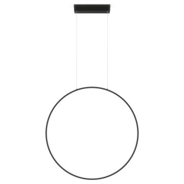 Lampă cu pendul Mirror LP-999/1P L BK CCT 3000K|4000K|6000K 1x47W/LED 5300lm IP44 de la Light Prestige