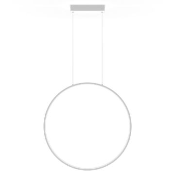 Lampă cu pendul Mirror LP-999/1P L WH CCT 3000K|4000K|6000K 1x47W/LED 5300lm IP44 de la Light Prestige