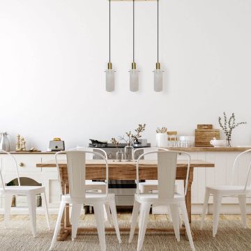 Lampă cu pendul Tirana LP-945/3L WH 3x60W/E27 IP20 de la Light Prestige