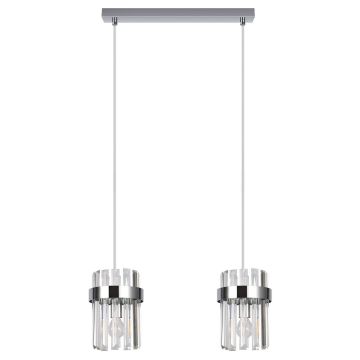 Lampă cu pendul Vetro LP-2910/2L CH 2x10W/E14 IP20 de la Light Prestige