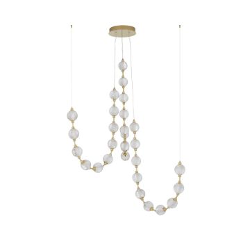 Lampă cu pendul BRILLANTE 9695201 3200k 10x42W/led IP20 de la Nova Luce