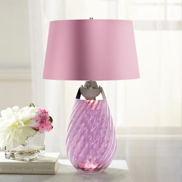 Lampă de masă LENA LARGE LENA-TL-L-PLUM 1X7W/GU10+1x60W/E27 de la Elstead Lighting
