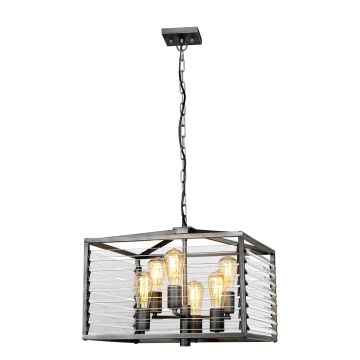 Lampă cu pendul Louvre LOUVRE-6P 6x60W/E27 de la Elstead Lighting