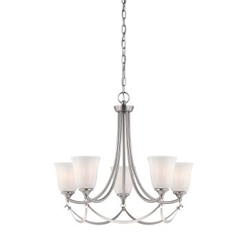 Candelabru WINNSBORO QZS-LWSC0333C1 5x60W/E27 de la Quoizel