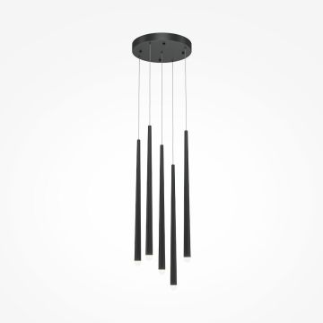 Lampă cu pendul CASCADE MOD132PL-L28BK2 4000K 5x30W/LED 2300LM IP20 de la Maytoni