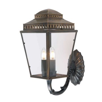 Aplique de perete MANSION HOUSE MANSION-HOUSE-WB1-BR 3x60W/E14 IP44 de la Elstead Lighting