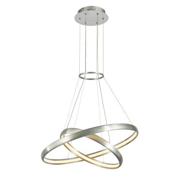 Lampă cu pendul AXEL MD17025-2A ALU+WH 1x38W/LED 3000LM IP20 de la Italux
