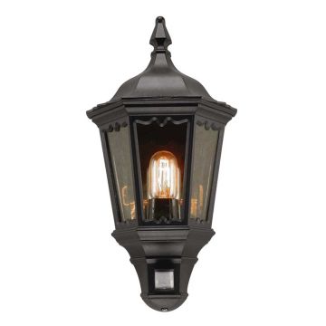 Aplique de perete SECURITY LANTERS MD7-PIR-BLACK 1x60W/E27 IP43 de la Elstead Lighting