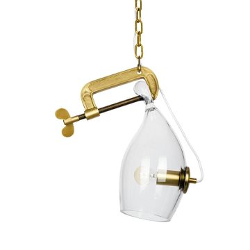 Lampă cu pendul VICE MD10961-1S.BRASS 1x40W/E27 IP20 de la King Home