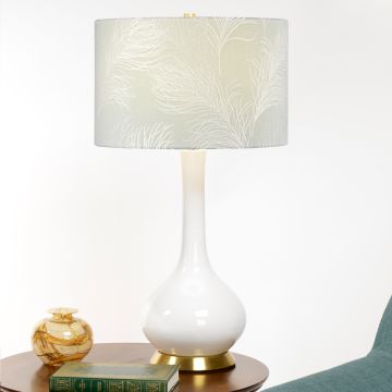 Lampă de masă Milo MILO-AB-TL-FDEB 1x60 W/E27 de la Elstead Lighting
