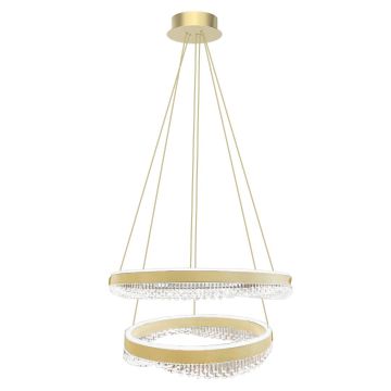 Lampă cu pendul PRECIOSA ML1000 4000K 2x85W/LED 5500lm IP20 de la Milagro