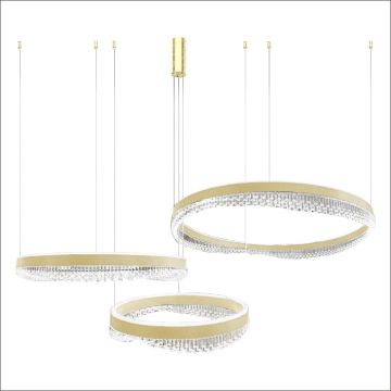 Lampă cu pendul PRECIOSA ML1001 4000K 3x158W/LED 10100lm IP20 de la Milagro