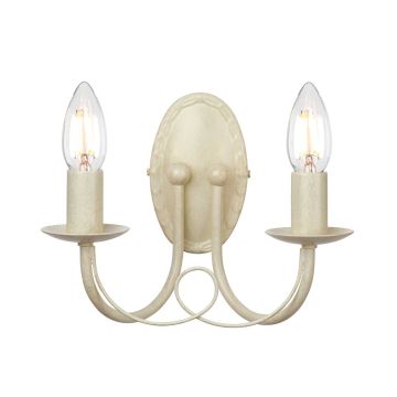Aplique de perete MINSTER MN2-IV-GOLD 2x60W/E14 de la Elstead Lighting