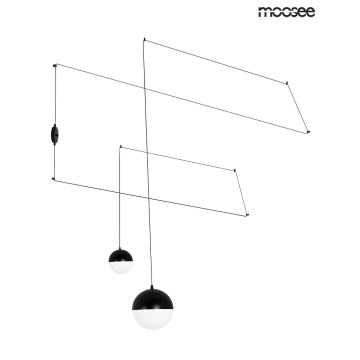 Lampă cu pendul MOOSEE BOWL DUO MSE010100152 2x60W/E27 IP20 de la King Home