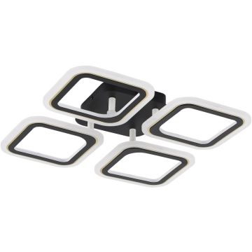 Lampă de tavan STELLAR MS232040R-BK 3000-6000k 4x30W/LED 2600lm de la Zuma Line
