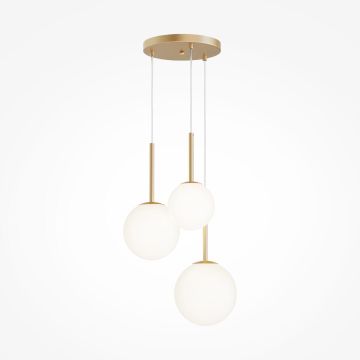 Lampă cu pendul BASIC FORM MOD321PL-03G1 3x40W/E14 IP20 de la Maytoni