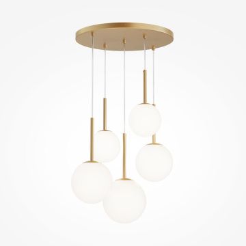 Lampă cu pendul BASIC FORM MOD321PL-05G1 5x40W/E14 IP20 de la Maytoni