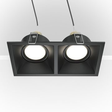 Lumină îngropată deasupra plafonului DOT DL029-2-02B 2x50W/GU10 IP20 de la Maytoni