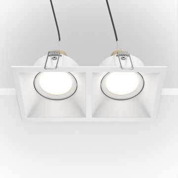 Lumină îngropată deasupra plafonului DOT DL029-2-02W 2x50W/GU10 IP20 de la Maytoni