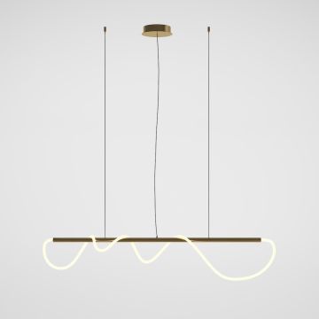 Lampă cu pendul TAU MOD166PL-L30G3K 3000K 1x30W/LED 1250LM IP20 de la Maytoni