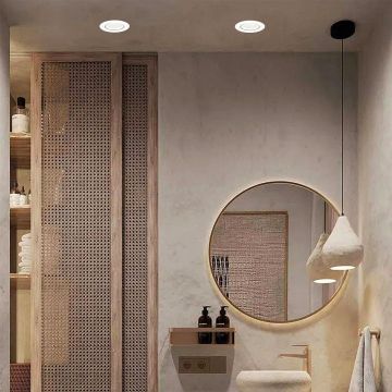 Lumină îngropată deasupra plafonului Lagos LP-4425/1RM WH 1x50W/GU10 IP65 de la Light Prestige