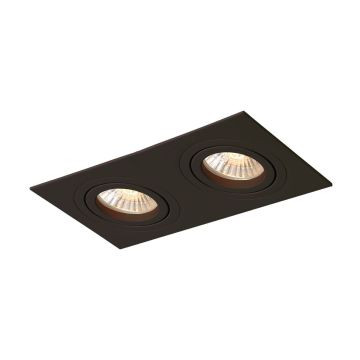 Lumină îngropată deasupra plafonului Metis LP-2780/2RS BK 2x50W/GU10 IP20 de la Light Prestige