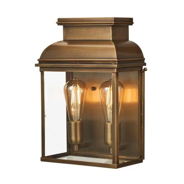 Aplique de perete OLD BAILEY OLD-BAILEY-L-BR 2x60W/E27 IP44 de la Elstead Lighting