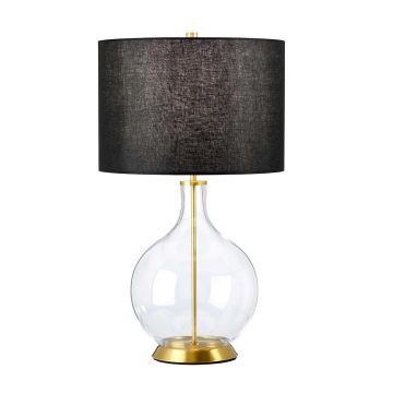 Lampă de masă Orb ORB-CLEAR-AB-BLK 1x60W/E27 de la Elstead Lighting