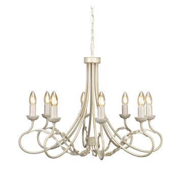 Candelabru OLIVIA OV8-IVORY-GOLD 8x60W/E14 de la Elstead Lighting