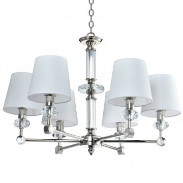 Candelabru DOHA P06285 WH NI 6x40W/E14 IP20 de la Cosmolight