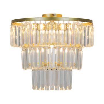 Lustră de tavan TIFANNY P17127-4-GD 4x40W/E14 IP20 de la Zuma Line