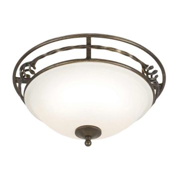 Lustră de tavan PEMBROKE PB-F-A-BLK-GOLD 2x60W/E27 de la Elstead Lighting