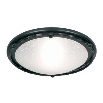 Lustră de tavan PEMBROKE PB-F-B-BLACK 1x60W/E27 de la Elstead Lighting