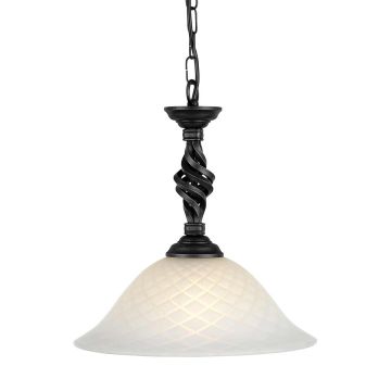 Lampă cu pendul PEMBROKE PB-P-BLACK 1x60W/E27 de la Elstead Lighting