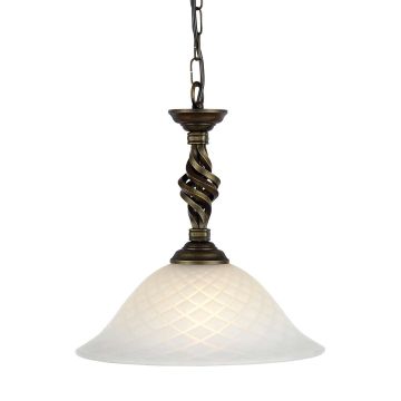 Lampă cu pendul PEMBROKE PB-P-BLK-GOLD 1x60W/E27 de la Elstead Lighting