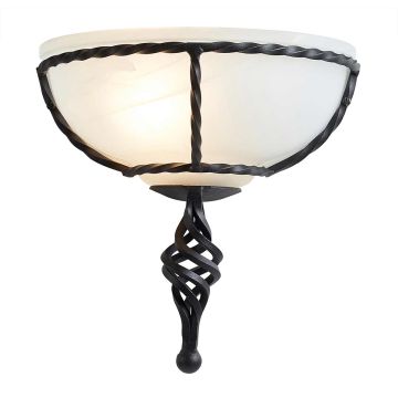 Aplique de perete PEMBROKE PB-WU-BLACK 1x60W/E27 de la Elstead Lighting